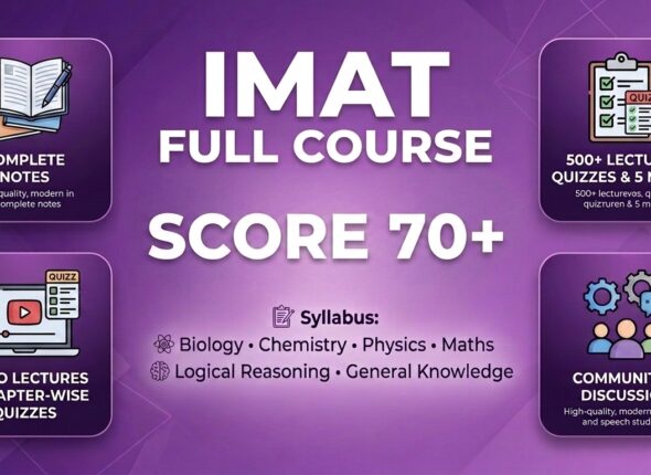 IMAT Preparation FULL COURSE score 70